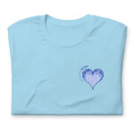 Let Your Love Blossom - Blue Heart - Unisex